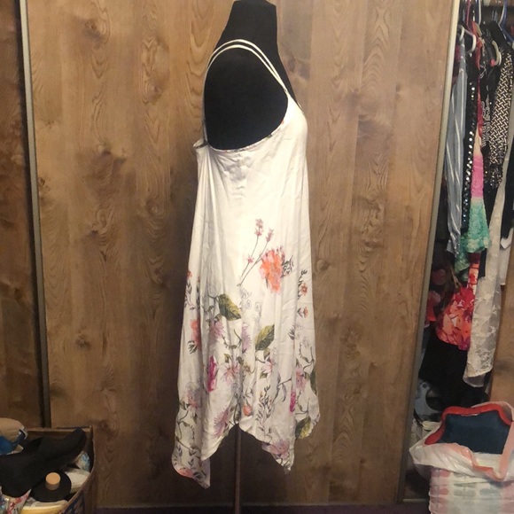 Beautiful Flowing Mini Dress or Blouse by LOVESTITCH size Medium - Picture 5 of 16